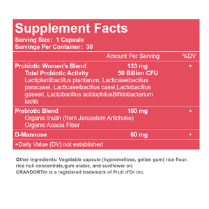 Viên nang Probiotic sức khỏe phụ nữ để hỗ trợ tiêu hóa với enzyme tiêu hóa Prebiotic - Product Image 2