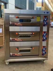 Industrial Commercial 4 Deck 8 Tray Bread Cake Baking Oven / Large Gas Oven for Bakery Hotel Kitchen Baking Equipment YXD-12B Mi - Product Image 6