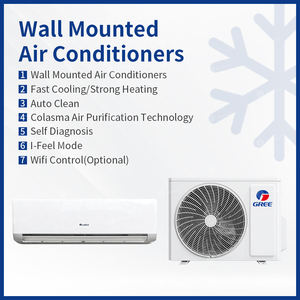 Climatiseur mural split GREE 9000-24000 BTU, classe T3, <span class=keywords><strong>climat</strong></span> tropical, refroidissement rapide, anti-humidité, pour commerces et résidences - Product Image 2