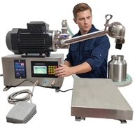 Machine d'emballage automatique numérique de bureau pour le remplissage de confiture de fruits, de sauce chili et de petites granules, idéale pour les particules molles et les liquides.