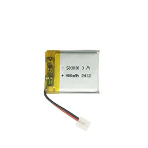 بطارية ليثيوم بوليمر قابلة لإعادة الشحن 3.7 فولت 400 مللي أمبير في الساعة، طراز 503030، بطاريات ليثيوم بوليمر 053030 - Product Image 1