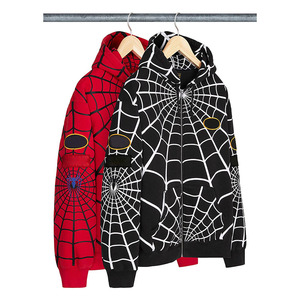 <span class=keywords><strong>Felpa</strong></span> con Zip Yali OEM 100% Cotone, Motivo Ragnatela, Stampa e Ricamo Applicato sulle Maniche, Abbigliamento Streetwear per Uomo - Product Image 3