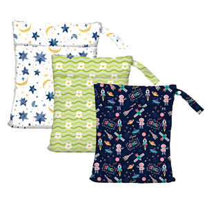 EASYMOM <span class=keywords><strong>impermeable</strong></span> bolsillo niños traje de baño bolsa para cochecito de bebé Popular pañal bolsa húmeda con Ziapper Swim Wuit bolsa - Product Image 1