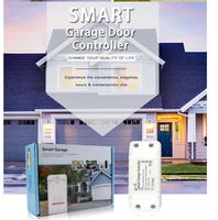 Contrôleur de porte de garage intelligent WiFi, ouvre-porte de garage sans fil, interrupteur WiFi, télécommande compatible avec Alexa Google Home