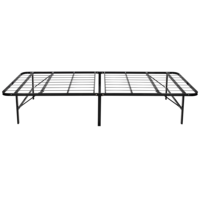 Cadre de lit tubulaire métallique moderne réglable, en acier, format King Size, gain de place, pour lits doubles et queen, mobilier de chambre à coucher et de maison, lits métalliques