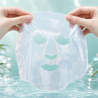 Masque facial en tissu de biocellulose de noix de coco, masque en feuille sèche pour la production de soins de la peau