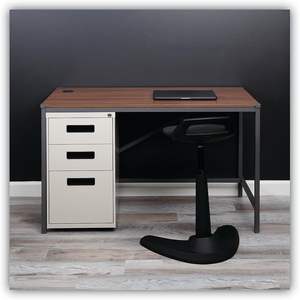 Alera PABBFPY Armoire de classement sur pied 14 7/8w X 19-1/8d X 27-3/4h à trois tiroirs en métal couleur putty - Product Image 3