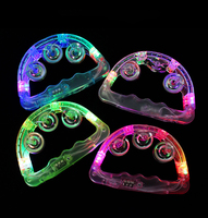 Cloche lumineuse LED pour concert, accessoire musical lumineux personnalisé pour adulte, en ABS, pour fête