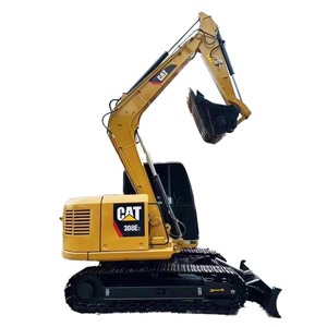 Excavadora de cadenas usada CAT Caterpillar 308E2 de 8 toneladas, miniexcavadora hidráulica con cucharón para construcción - Product Image 1