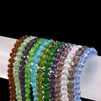 Vente en gros directe d'usine 6x8mm imitation perle cristal perle brin cristal de roche perle bracelet pour la fabrication de bijoux
