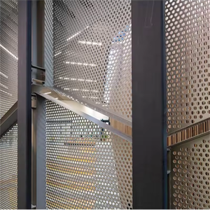 Sus304 lubang bulat dekoratif baja tahan karat plat berlubang digunakan untuk aplikasi Dinding - Product Image 5