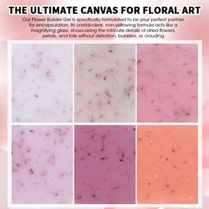 Gel Constructor de Uñas BOZLIN HEMA TPO Free, Servicio Personalizado, Gel Constructor con Flores Secas, Precio al por Mayor, Vegano, Sin Calor - Product Image 3