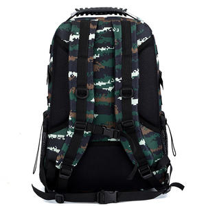 Outdoor Sports Tactical <b>Backpack</b> <b>Water</b>-<b>Resistant</b> Nylon Fabric Multi-Purpose Long Bag Zipper Closure - Product Image 3