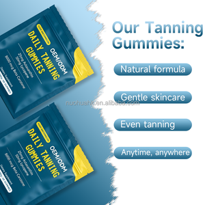 Gummies bronzantes quotidiennes 60 unités saveur pastèque acidulée Astaxanthine Lycopène Bêta-carotène Antioxydant Complément alimentaire pour adultes - Product Image 3