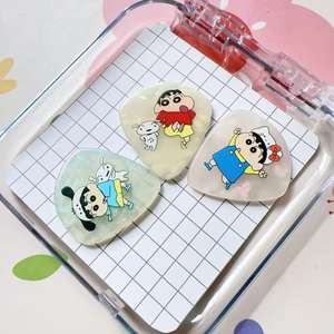 Nouvelles plectres Crayon Shin-Chan, série pailletée, épaisseur 20 mm, plectres pour guitare électrique basse, personnalisables, édition limitée - Product Image 2