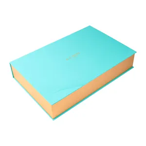 Imballaggio cosmetico di lusso della scatola di cartone su ordinazione del contenitore di regalo a forma di libro d'imballaggio al minuto sostenibile - Product Image 1