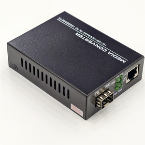 อุปกรณ์ไฟเบอร์ออปติก ตัวรับส่งสัญญาณแสง 10/100/1000Mbps โหมดเดี่ยว SFP 1GE ตัวแปลงสื่อไฟเบอร์ออปติก - Product Image 5
