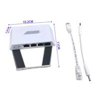 Adaptador de Expansión de 4 Puertos RJ45 para Starlink Mini Switch, Conector de Switch y Equipo de Red Empresarial