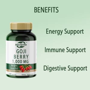 OEM/ODM โกจิเบอร์รี่ 1000 มก. ขายดี |   120 แคปซูล |   สารสกัดเข้มข้นจากพืชวูลฟ์เบอร์รี่ |   ไม่ใช่พืชที่ดัดแปลงพันธุกรรม, ปราศจากกลูเตน - Product Image 3