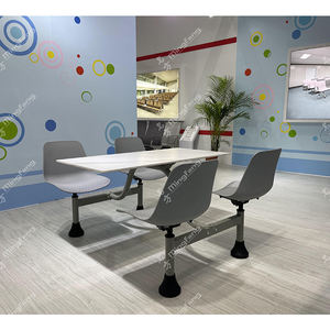 Mesas y sillas de cantina escolar estacionarias utilizadas <span class=keywords><strong>para</strong></span> mesas y sillas de cantina de restaurante/escuela <span class=keywords><strong>para</strong></span> cafetería - Product Image 6