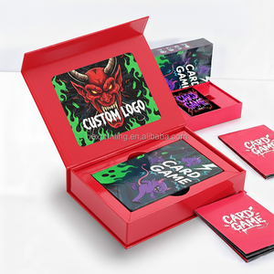 Tùy chỉnh in ấn thiết kế mới dành cho người lớn thông tin liên lạc Devil Demon boong Đảng 100 150 600 uống thẻ trò chơi tay áo với hộp từ - Product Image 1