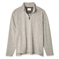 Hochwertige Maßgefertigte Strickwaren Herren Langarm Fleece Viertelreißverschluss Pullover Strickpullover für Männer