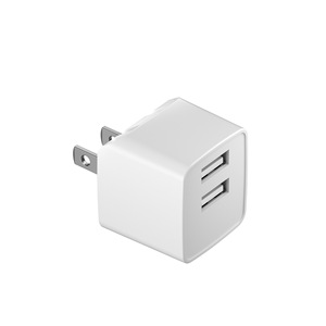 Dual Usb Wall Charger 5V 2.4A 12W Foldable <b>Us</b> Standard <b>Adapter</b> For Mobile Phones - Product Image 2