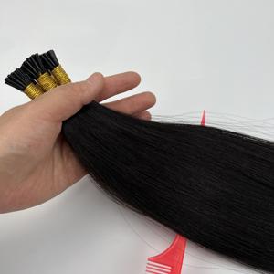 Toptan 100% çift çekilmiş Remy insan saçı postiş manikür hizalanmış I İpucu saç <span class=keywords><strong>Keratin</strong></span> insan saçı postiş satıcıları - Product Image 2