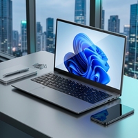 Laptop para Juegos Intel 12.ª Gen Alder Lake N95 4 Núcleos 4 Subprocesos 15.6" FHD 32GB DDR4 RAM SSD Windows 10 Enchufe UK/US