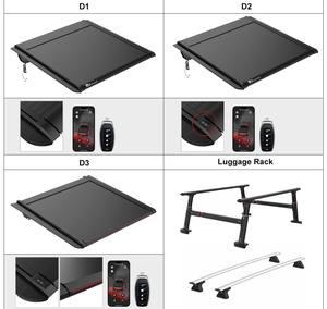 Cubierta retráctil enrollable Zolionwil para caja de camioneta 4x4 con luz de freno para Ford F-150, Ranger, Ram, Navara, Colorado - Product Image 6