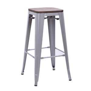 <span class=keywords><strong>Tabouret</strong></span> <span class=keywords><strong>de</strong></span> <span class=keywords><strong>bar</strong></span> en métal pour café, style <span class=keywords><strong>industriel</strong></span> antique français, moderne, écologique, durable et résistant à l'eau - Product Image 4