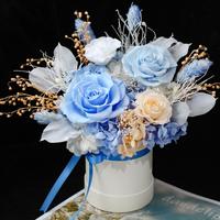 Lovebay Home Decor Eeuwige Rozen Onsterfelijke Rozen Valentijnsdag Cadeau Langdurige Echte Rozen Ge conserveerde Bloemen in Doos
