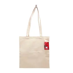 Многоразовые складные 12 унций натуральные сумки-тоут для покупок, экологически чистые сумки из Индии по оптовой цене