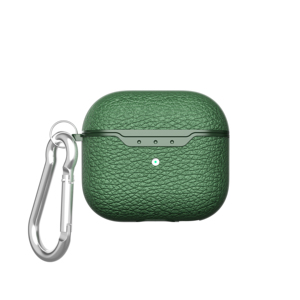 Étui pour Apple <span class=keywords><strong>Airpods</strong></span> <span class=keywords><strong>3</strong></span> <span class=keywords><strong>2021</strong></span> housse en cuir motif Lichi housse pour écouteurs sans fil pour <span class=keywords><strong>AirPods</strong></span> <span class=keywords><strong>3</strong></span> - Product Image 2