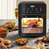 Alat Dapur Kecil Multifungsi Penggorengan Udara Pintar dengan Layar LED Sentuh Kontrol Suhu yang Dapat Disesuaikan