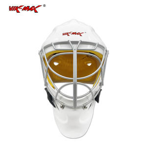 Casque de gardien de but de hockey Vik - Max NOUVEAU, haute résistance aux impacts, protection ABS, double visière, pour hockey sur glace. - Product Image 2