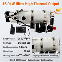 Calentador de Estacionamiento de Agua de Bajo Ruido OkyRie WH-15A 15KW con Arranque Remoto GSM 4G y Precalentamiento de Motor para Camiones en Clima Frío
