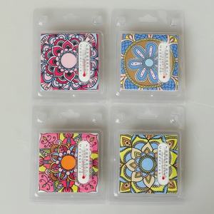 Più economico Logo personalizzato stampa frigo magnete adesivo Souvenir turistico regalo personalizzato in ceramica termometro magnete frigo - Product Image 5