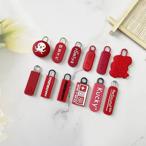 <strong>Custom</strong> Logo Silicone <strong>Zipper</strong> Pullers Plastic <strong>Zipper</strong> Slider #5 &amp; #3 with <strong>Custom</strong> <strong>Zipper</strong> <strong>Pull</strong> - Product Image 4