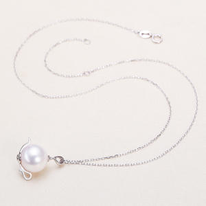 Joyería al por Mayor del Lago Shanxia, Accesorios de Plata Pura S925, Colgante de Tetera, Cadena de Clavícula con Perla de Agua Dulce para Mujer, Dorado - Product Image 3