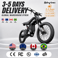 Vélo électrique tout-terrain EU Warehouse Riingtimes GT73, pneus larges, batterie amovible 48V, 3 vitesses, pour adulte, e-MTB