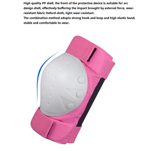 Ensemble de protection pour skateboard pour enfants, vente en gros directe d'usine, protections pour genoux, coudes et poignets, équipement de sécurité pour le skate et les sports de glisse - Product Image 3