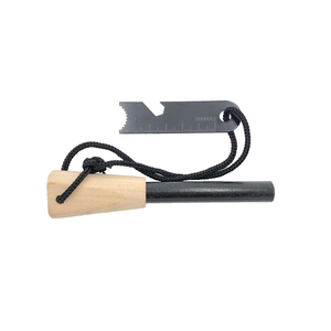 Bastone di fuoco con manico in legno <span class=keywords><strong>Flintstone</strong></span> di sopravvivenza per utensili da esterno - Product Image 4