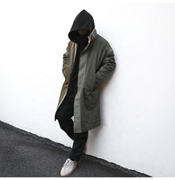 Veste d'hiver pour hommes de marque privée OEM High Street Style Long Sharpe avec livraison directe en stock