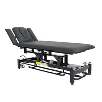 Salut bas réglable physiothérapie Massage chiropratique Table de traitement de décompression vertébrale cuir synthétique cuir haute densité