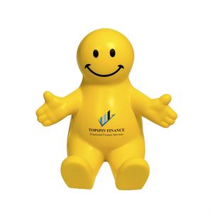 Support de téléphone portable personnalisé « Smile Guy » avec logo d'entreprise, jouet anti-stress en PU, cadeaux promotionnels, cadeaux de fête - Product Image 3