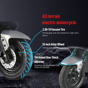 Moto classique à grande autonomie pour usage familial, 45 km/h, 72 V, 1200 watts - Product Image 5