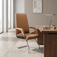 Chaise de bureau exécutive moderne en gros pour intérieur, chaise de bureau ergonomique, chaises de bureau de luxe en cuir pour salle de réunion