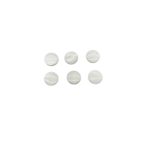 Beimei eau douce naturelle, perles rondes en vrac, patch blanc à fond plat, bijoux de bricolage, boucles d'oreilles et accessoires - Product Image 5
