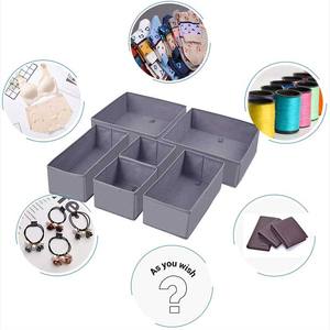 Foldable Fabric <strong>Organizer</strong> Basket Bins for <strong>Underwear</strong> Bras,Foldable Cloth Storage Box,fabric <strong>Drawer</strong> <strong>Organizer</strong> - Product Image 3